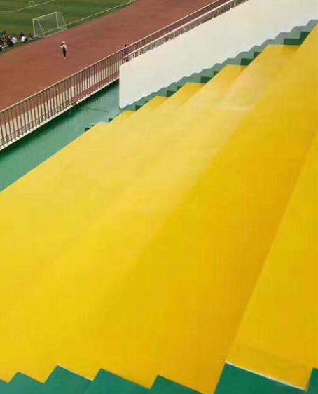 河西区街道球场台阶翻新修补改造